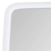 Irene White Stain Finish Floor Mirror